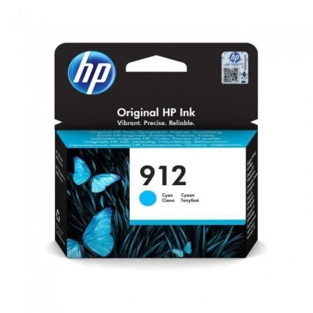 HP 912 Cartouche d'encre cyan authentique