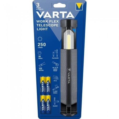 Varta Work Flex LED Noir