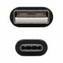 NanoCâble USB 2.0, 1m câble USB USB C USB A Noir