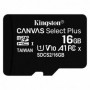 Kingston Technology Carte micSDXC Canvas Select Plus 100R A1 C10 de 128 Go + ADP