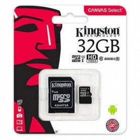 Kingston Technology Carte micSDXC Canvas Select Plus 100R A1 C10 de 64 Go + ADP