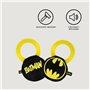 Jouet pour chien Batman   Jaune 100 % polyester