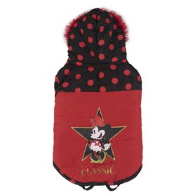 Manteau pour Chien Minnie Mouse Noir XS Rouge