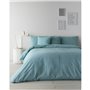 Housse de Couette Naturals LINO BLANCO Vert 143 x 200 cm