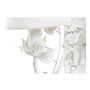 Suspension DKD Home Decor Blanc Polyester Métal 220 V 25W (38 x 22 x 3