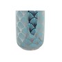 Vase DKD Home Decor 13 x 13 x 26 cm Porcelaine Turquoise Oriental Chro