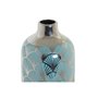 Vase DKD Home Decor 13 x 13 x 26 cm Porcelaine Turquoise Oriental Chro