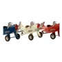 Véhicule DKD Home Decor Décoratif Bleu Blanc Rouge Avion Vintage 17,5 