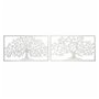 Décoration murale DKD Home Decor 84,5 x 1 x 49 cm Arbre Blanc Cottage 