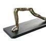 Figurine Décorative DKD Home Decor 33 x 10 x 35 cm Noir Doré Indien Yo