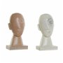 Figurine Décorative DKD Home Decor Beige Terre cuite Visage 14,5 x 10,
