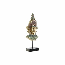 Figurine Décorative DKD Home Decor Multicouleur Doré Buda Oriental 15 