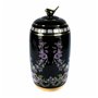 Vase DKD Home Decor Porcelaine Noir Shabby Chic (16 x 16 x 32 cm)