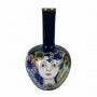 Vase DKD Home Decor Visage Porcelaine Bleu Multicouleur 17 x 17 x 30 c