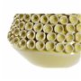 Vase DKD Home Decor Blanc Grès Moderne Moutarde 20 x 20 x 13 cm (2 Uni