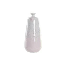 Vase DKD Home Decor Céramique Rose clair Bicolore 15 x 15 x 32 cm Mode