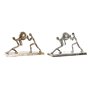Figurine Décorative DKD Home Decor 33 x 10 x 19 cm Champagne Argenté (