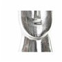 Vase DKD Home Decor Visage Argenté Aluminium Moderne (17 x 16 x 36 cm)