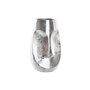 Vase DKD Home Decor Visage Argenté Aluminium Moderne (19 x 19 x 31 cm)