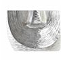 Vase DKD Home Decor Visage Argenté Aluminium Moderne (19 x 19 x 31 cm)