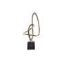 Figurine Décorative DKD Home Decor Noir Doré Aluminium (23 x 19 x 50 c