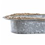 Centre de Table DKD Home Decor Gris Marron Fer Fibre (51 x 26 x 7 cm)