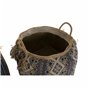 Panier DKD Home Decor Fibre naturelle 41 x 41 x 40 cm Boho (2 Unités)