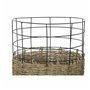 Set de basket DKD Home Decor Métal Colonial Jute (35 x 35 x 45 cm)