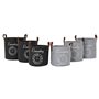 Set de basket DKD Home Decor 34 x 34 x 32 cm Polyuréthane (2 Unités)
