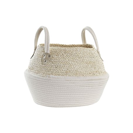 Panier DKD Home Decor 37 x 37 x 25 cm Fibre naturelle