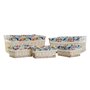 Set de basket DKD Home Decor 49 x 40 x 22 cm Polyester osier Boho (5 U
