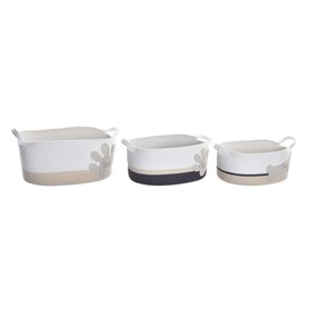 Set de basket DKD Home Decor Coton (60 x 31 x 25 cm)