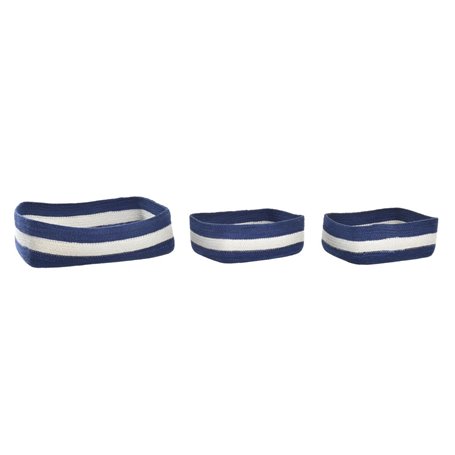 Set de basket DKD Home Decor 36 x 24 x 10 cm 9,5 cm Jute