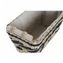 Set de basket DKD Home Decor Polyester Colonial Fibre (38 x 26 x 24 cm