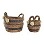 Set de basket DKD Home Decor Colonial Fibre (31 x 31 x 33 cm)