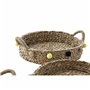 Set de basket DKD Home Decor 49 x 40 x 9,5 cm Pompons Herbier marin Bo