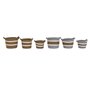Set de basket DKD Home Decor 33 x 33 x 26 cm Fibre naturelle Boho (2 U