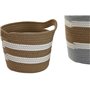 Set de basket DKD Home Decor 33 x 33 x 26 cm Fibre naturelle Boho (2 U