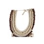Figurine Décorative DKD Home Decor Collier Fer Coquillages (23,5 x 15 
