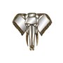 Décoration murale DKD Home Decor Miroir Eléphant Doré Résine (41 x 11 