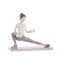 Figurine Décorative DKD Home Decor Rose Yoga Scandi 20 x 8 x 16,5 cm