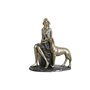 Figurine Décorative DKD Home Decor Bleu Doré Femme 15 x 9,5 x 18 cm