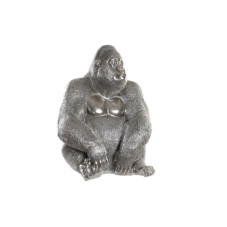 Figurine Décorative DKD Home Decor Argenté Résine Gorille (46 x 40 x 6
