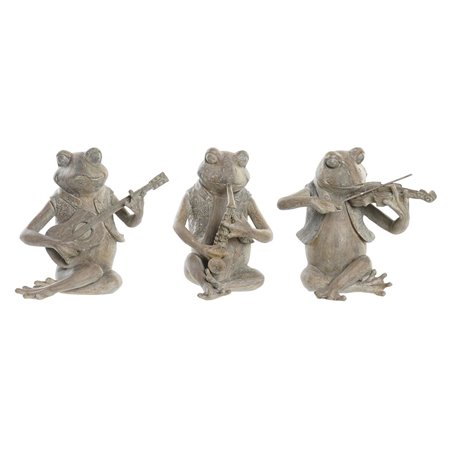 Figurine Décorative DKD Home Decor Musicien 23 x 19,5 x 22,5 cm Marron