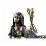 Figurine Décorative DKD Home Decor Femme Cuivre Résine (30,5 x 15,5 x 