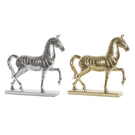 Figurine Décorative DKD Home Decor 34 x 9,5 x 33,5 cm Cheval Argenté D