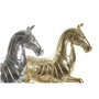 Figurine Décorative DKD Home Decor 34 x 9,5 x 33,5 cm Cheval Argenté D