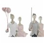 Figurine Décorative DKD Home Decor Gris Rose 18 x 10 x 37 cm Couple (2