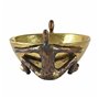 Figurine Décorative DKD Home Decor Bol Doré Cuivre Résine Personnes Mo