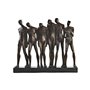 Figurine Décorative DKD Home Decor Noir Cuivre Résine Personnes Modern